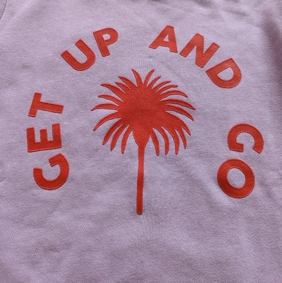 Scotch & SODA crew neck sweatshirt get up and go palm tree xs - Picture 5 of 10